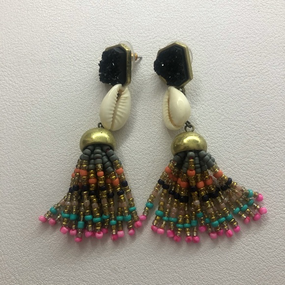BaubleBar Jewelry - Baublebar shell tassel earrings